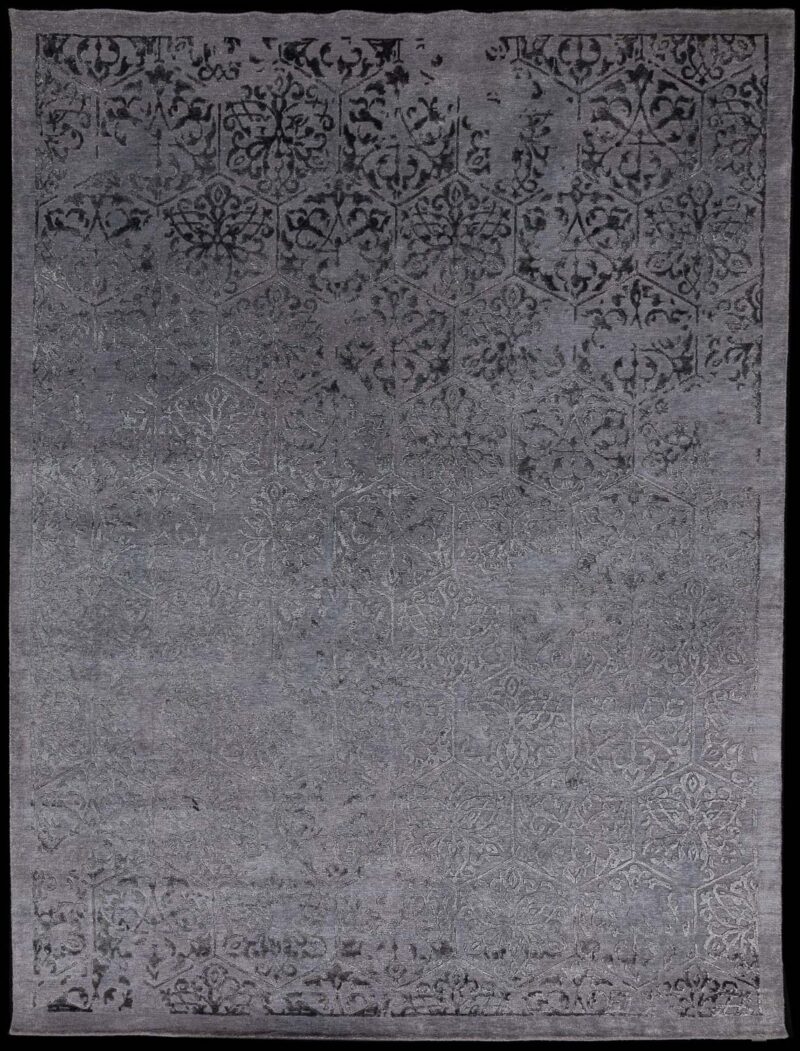 3465-indian modern agra wool silk