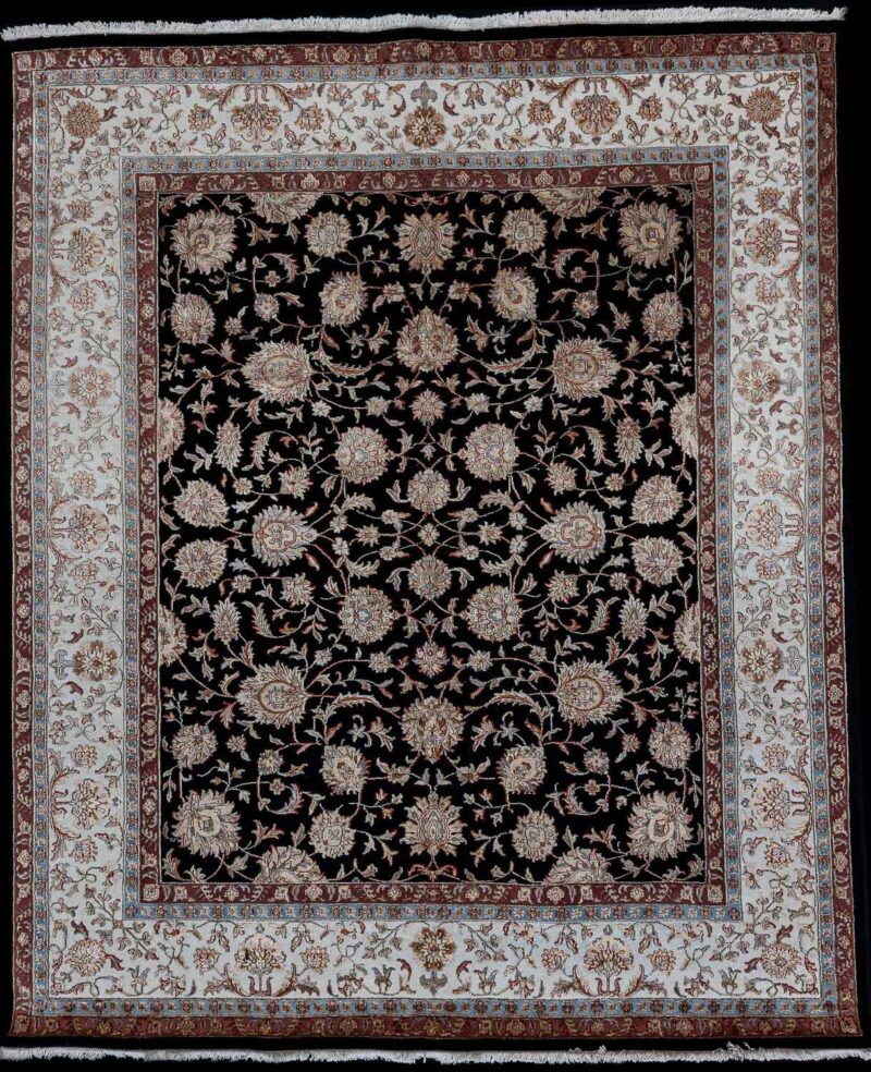 3491-indian modern wool bamboo silk