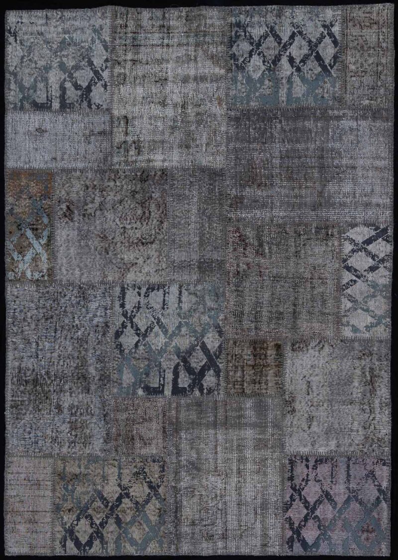 3711-patchwork de laine de velours