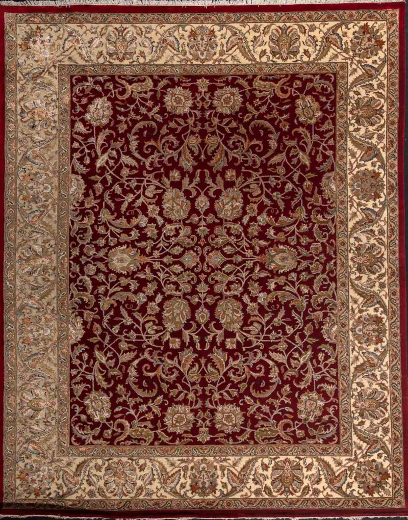 4944-kashan modern wool silk