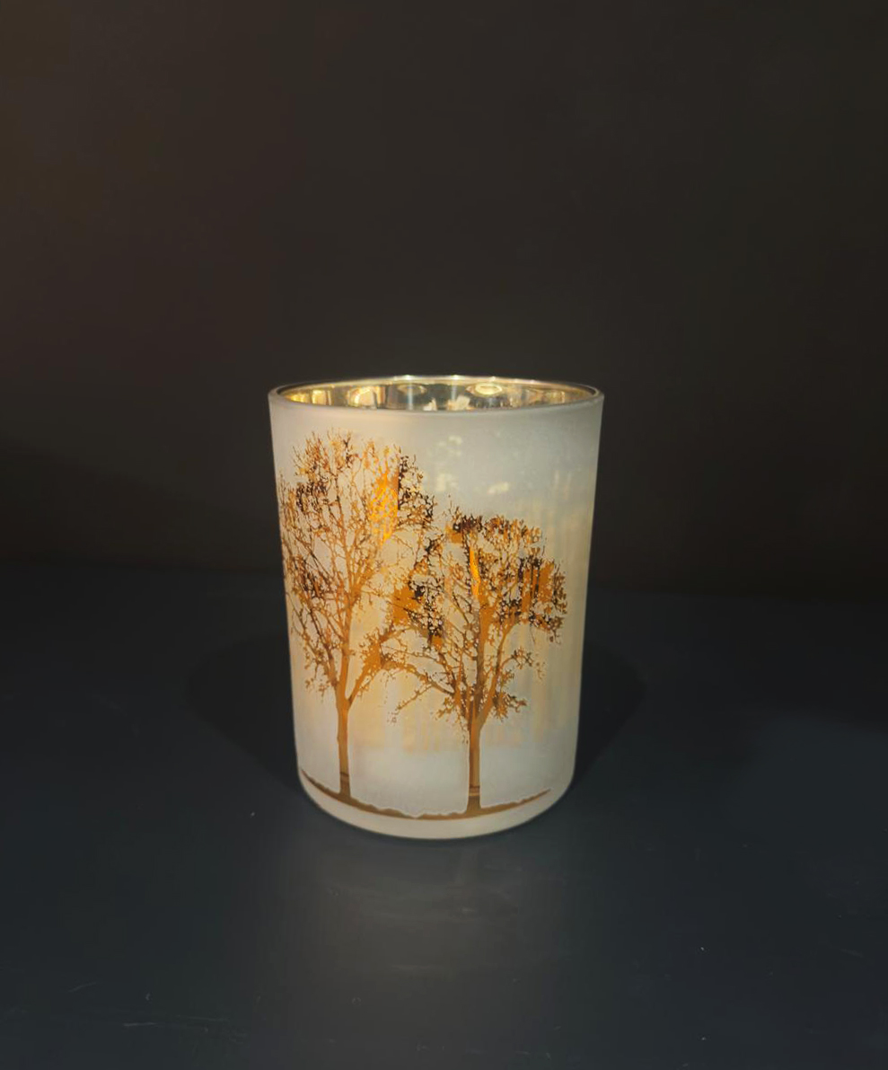 Χριστουγεννιάτικη Προσφορά Decorative Glass Vaze – Candle Design 3 ΤΜΧ - Image 2
