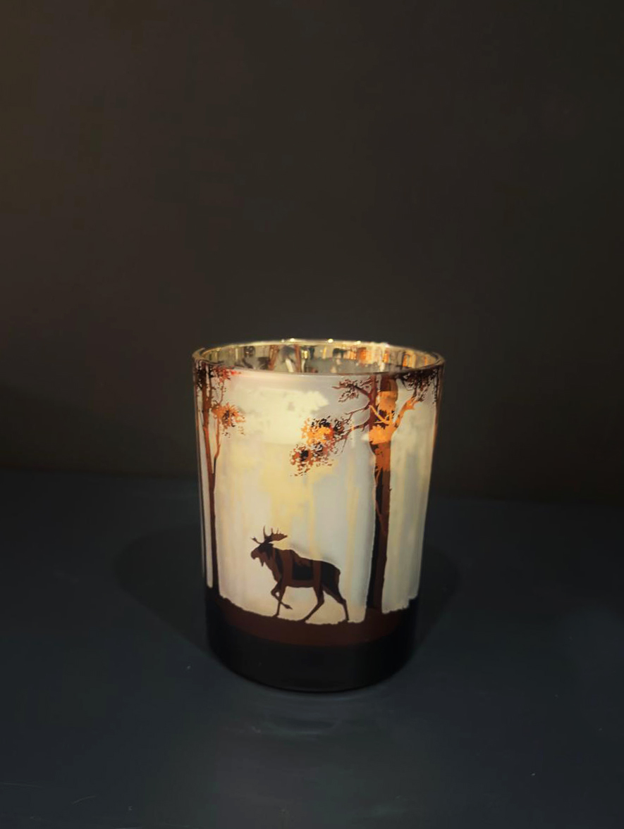 Χριστουγεννιάτικη Προσφορά Decorative Glass Vaze – Candle Design 3 ΤΜΧ - Image 4