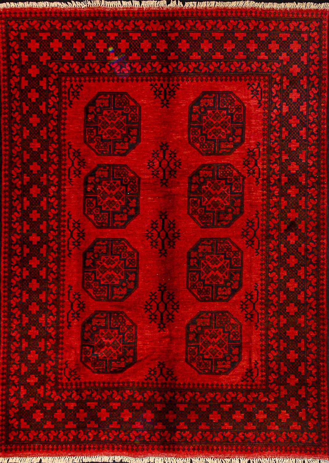 5689-afghan bochara wool